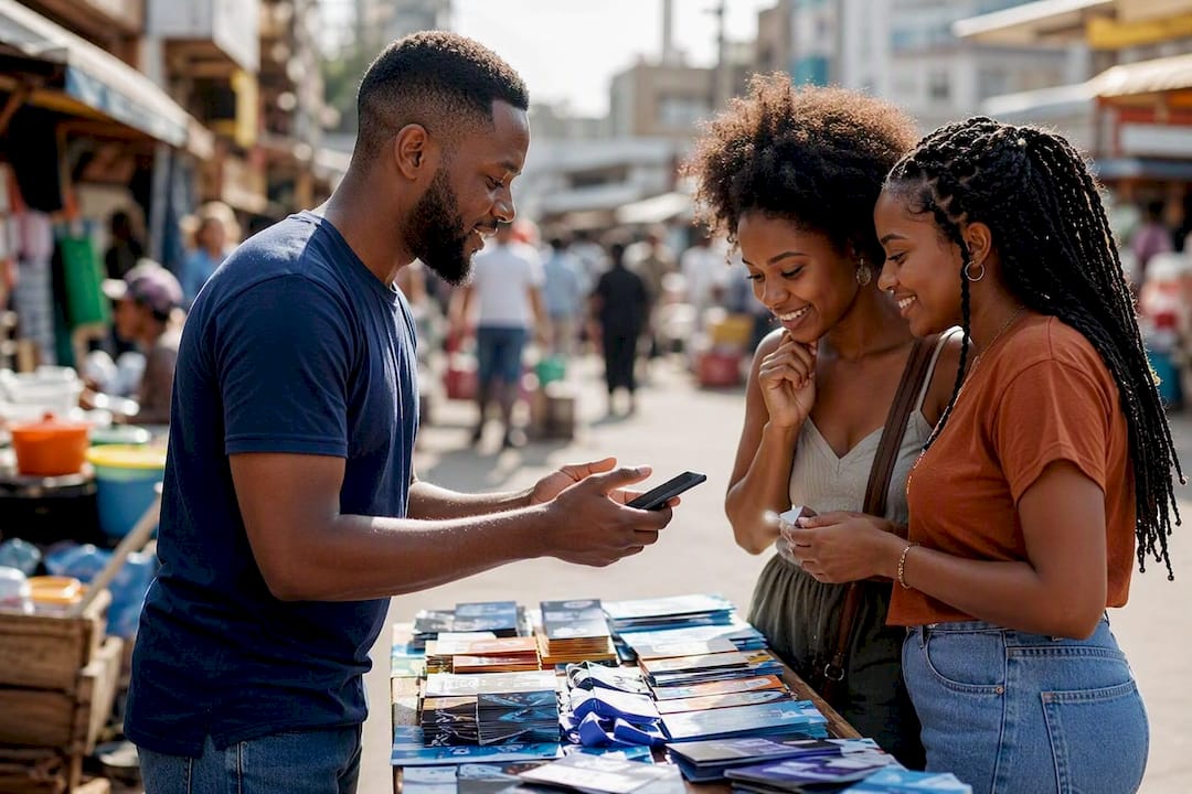 Smartphone used for multi-channel chatbot messaging