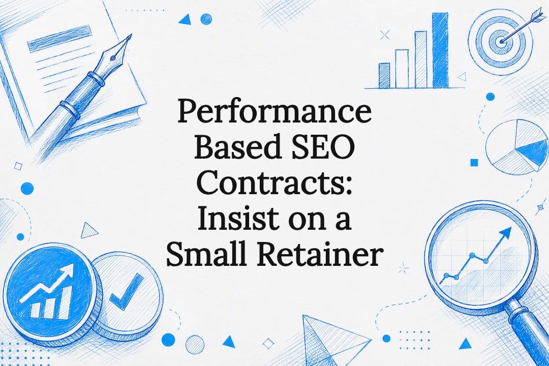 Performance Based SEO Contracts: Insist on a Small Retainer