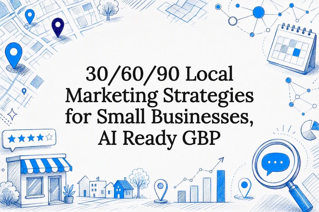 30/60/90 Local Marketing Strategies for Small Businesses, AI Ready GBP