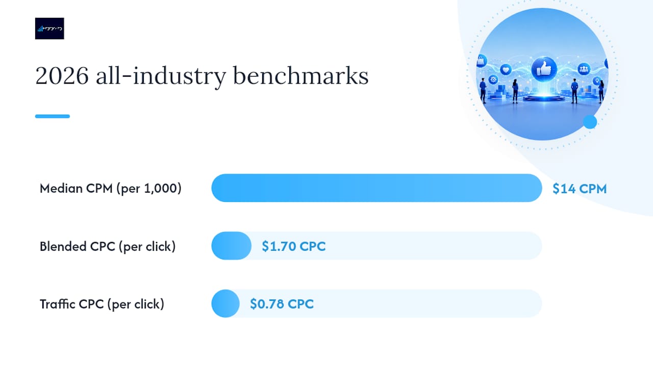 2026 Facebook advertising cost benchmarks