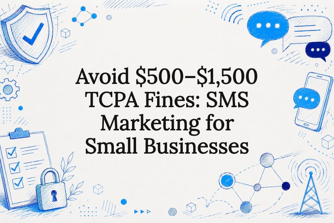 Avoid $500–$1,500 TCPA Fines: SMS Marketing for Small Businesses