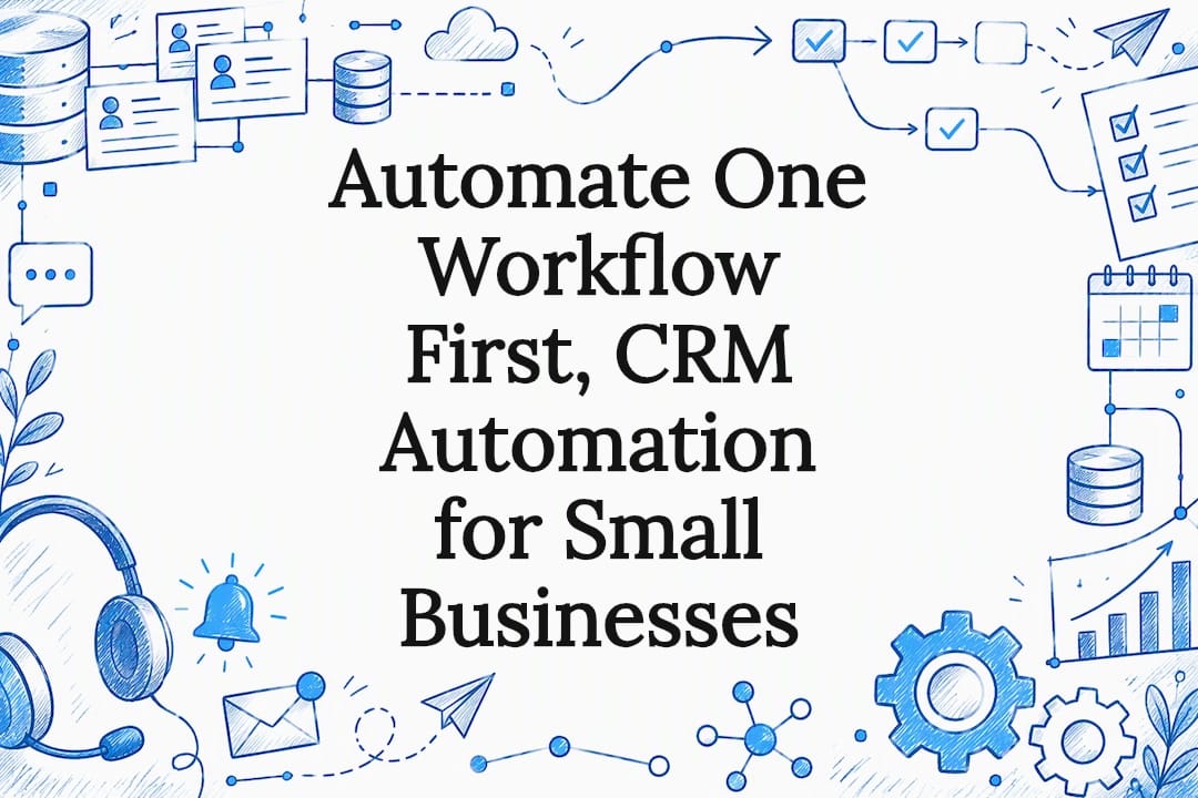 Automate One Workflow First, CRM Automation for Small Businesses